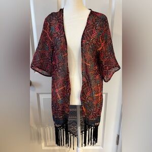 Rue21 Colorful Patterned Kimono